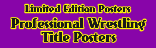 Professional Wrestling Title Posters